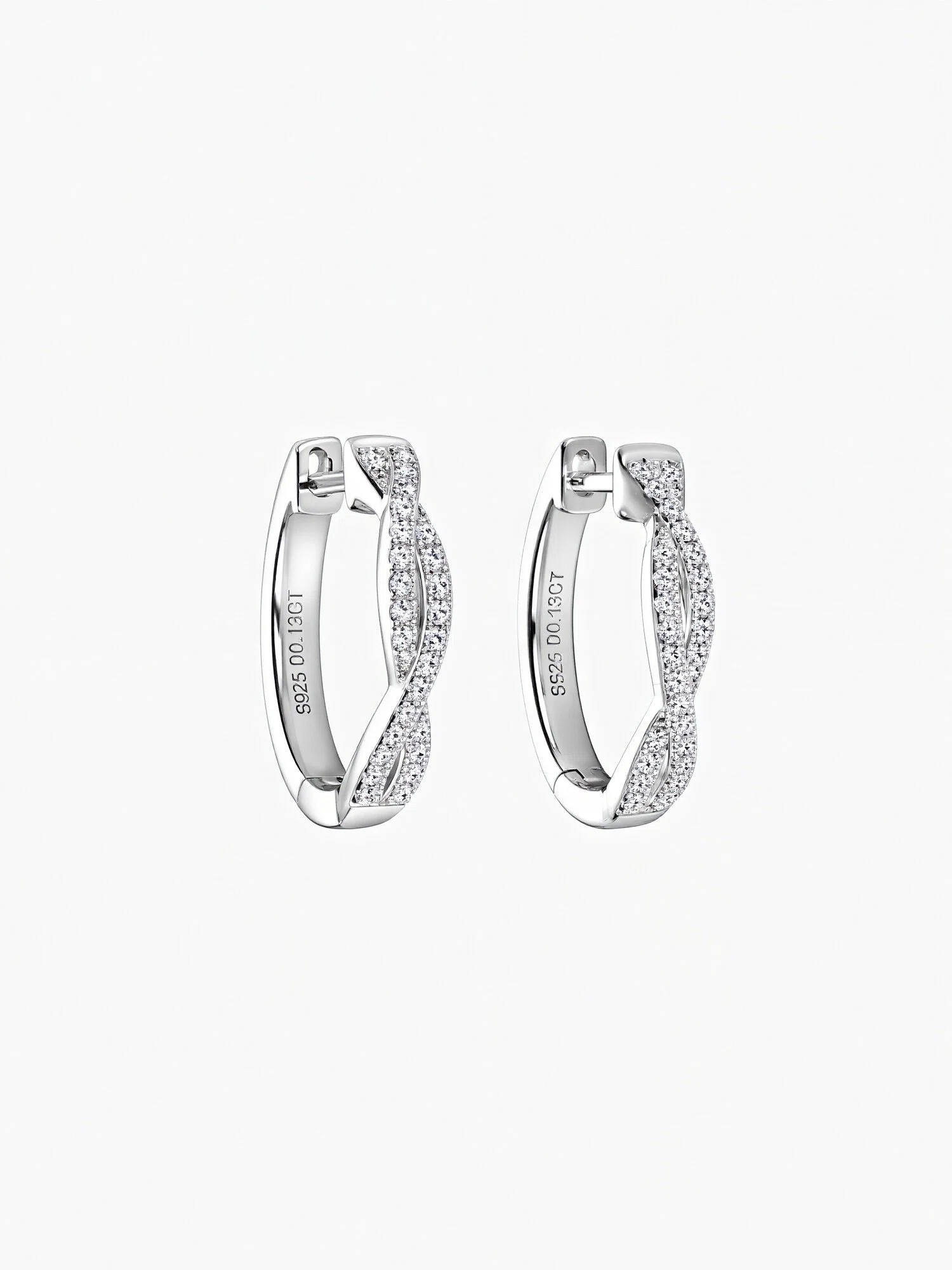 Inez Moissanite Hoops