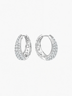 Noa Moissanite Hoops