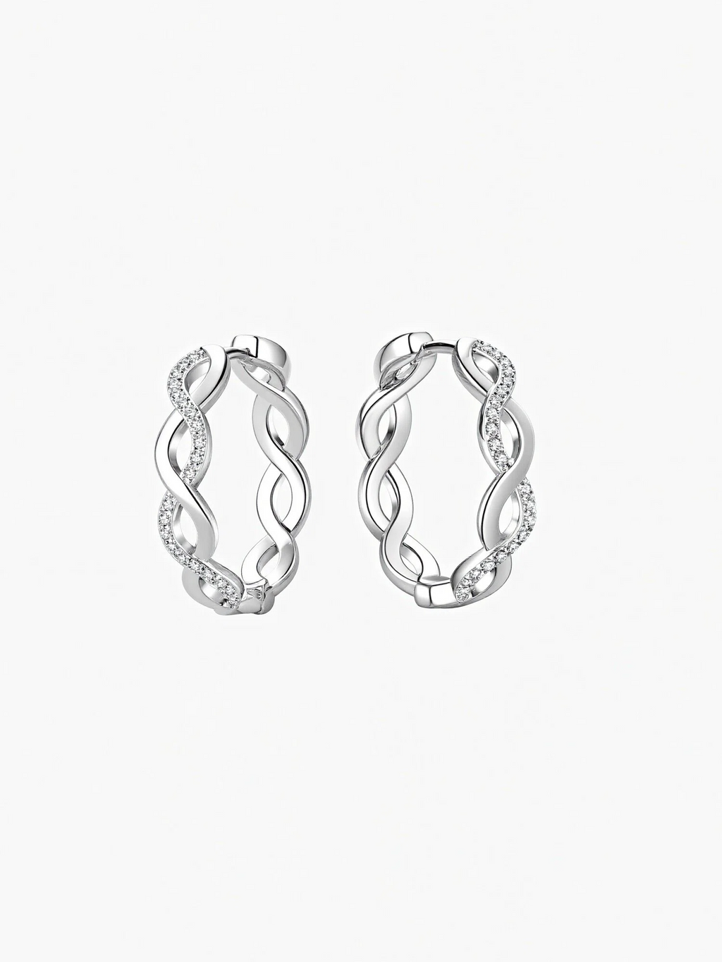 Savigne Moissanite Hoops