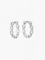 Savigne Moissanite Hoops