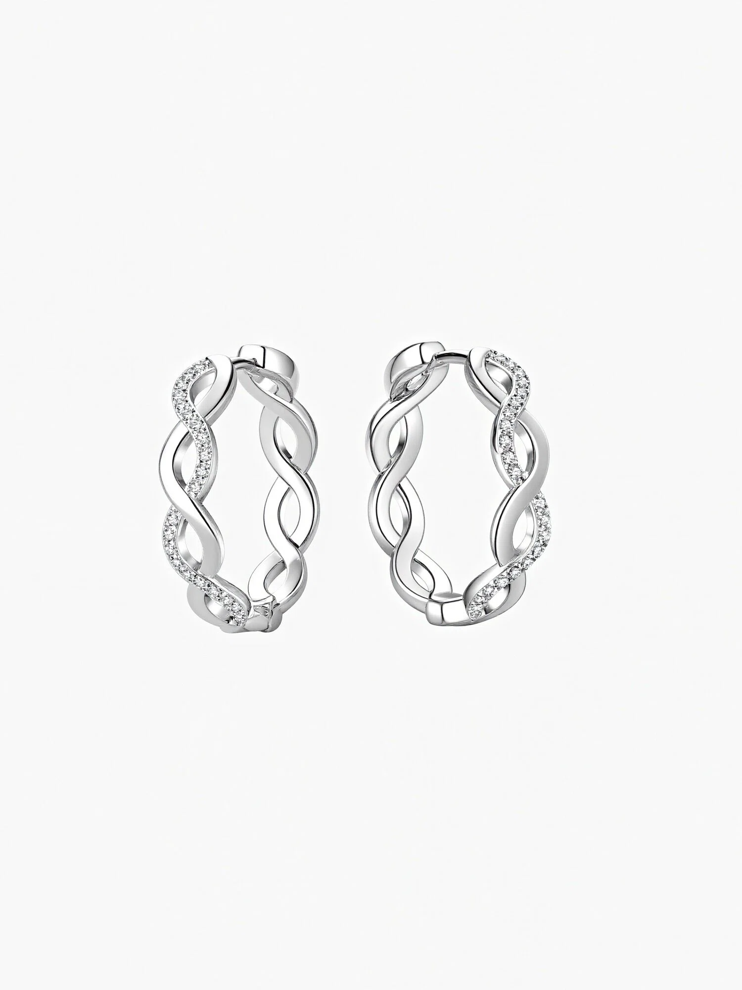 Savigne Moissanite Hoops