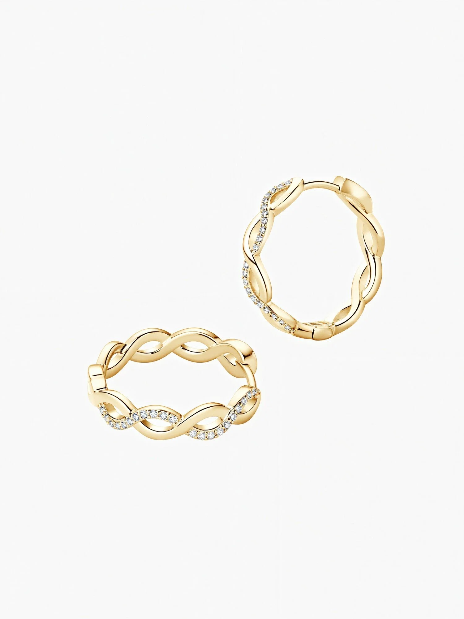 Savigne Moissanite Hoops