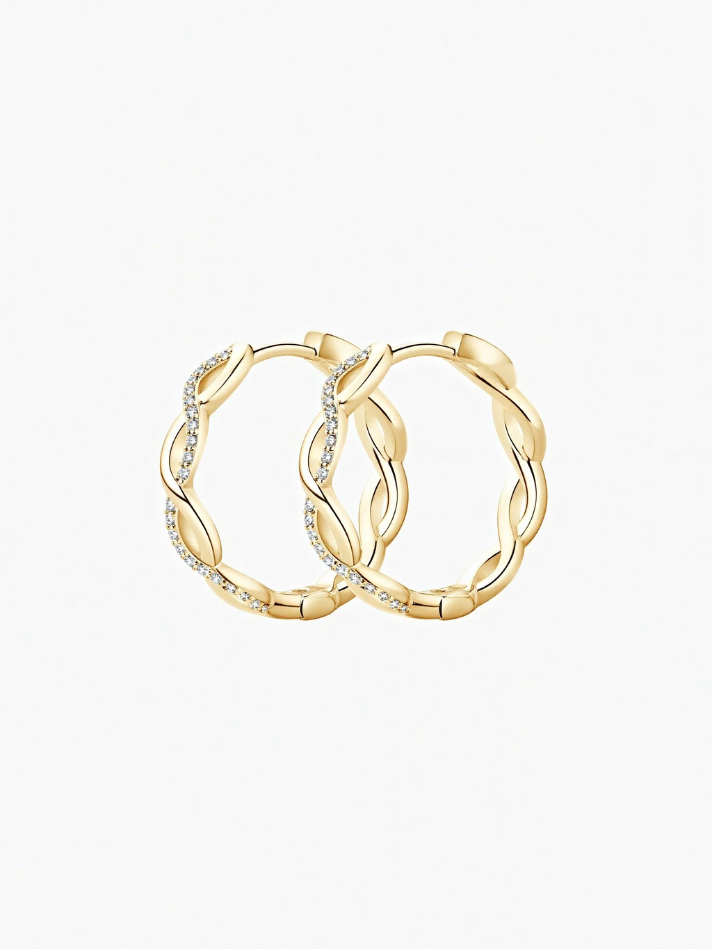 Savigne Moissanite Hoops
