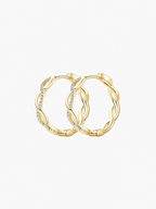 Savigne Moissanite Hoops