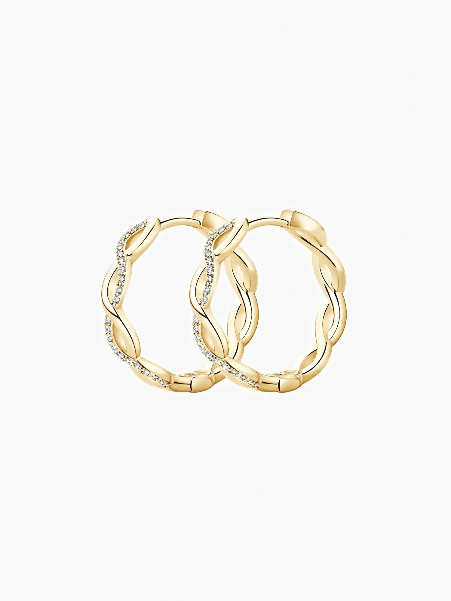 Savigne Moissanite Hoops