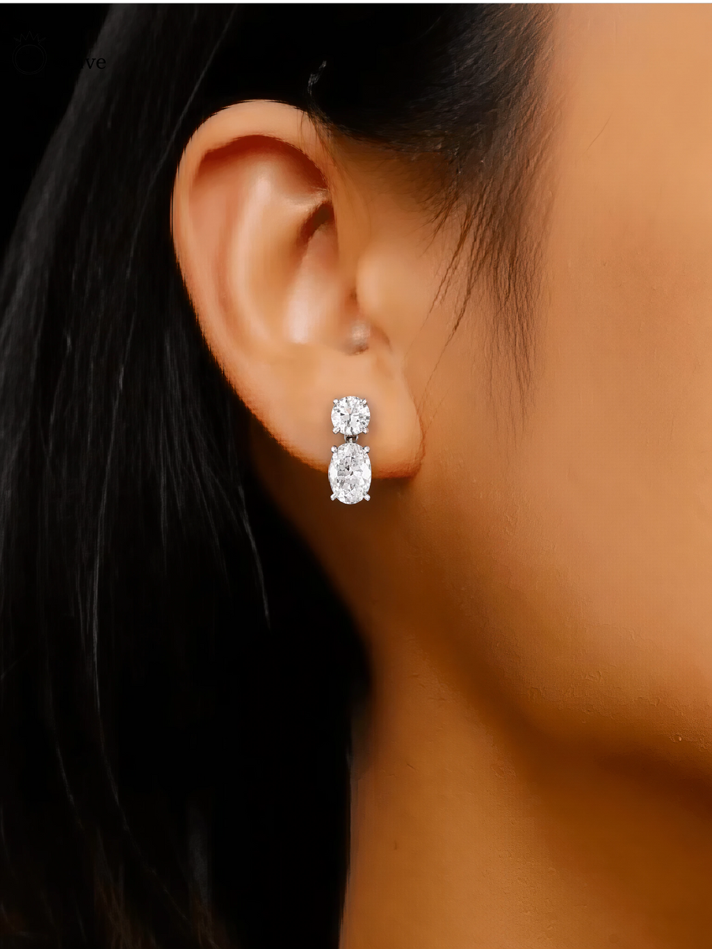 Eden Moissanite Studs