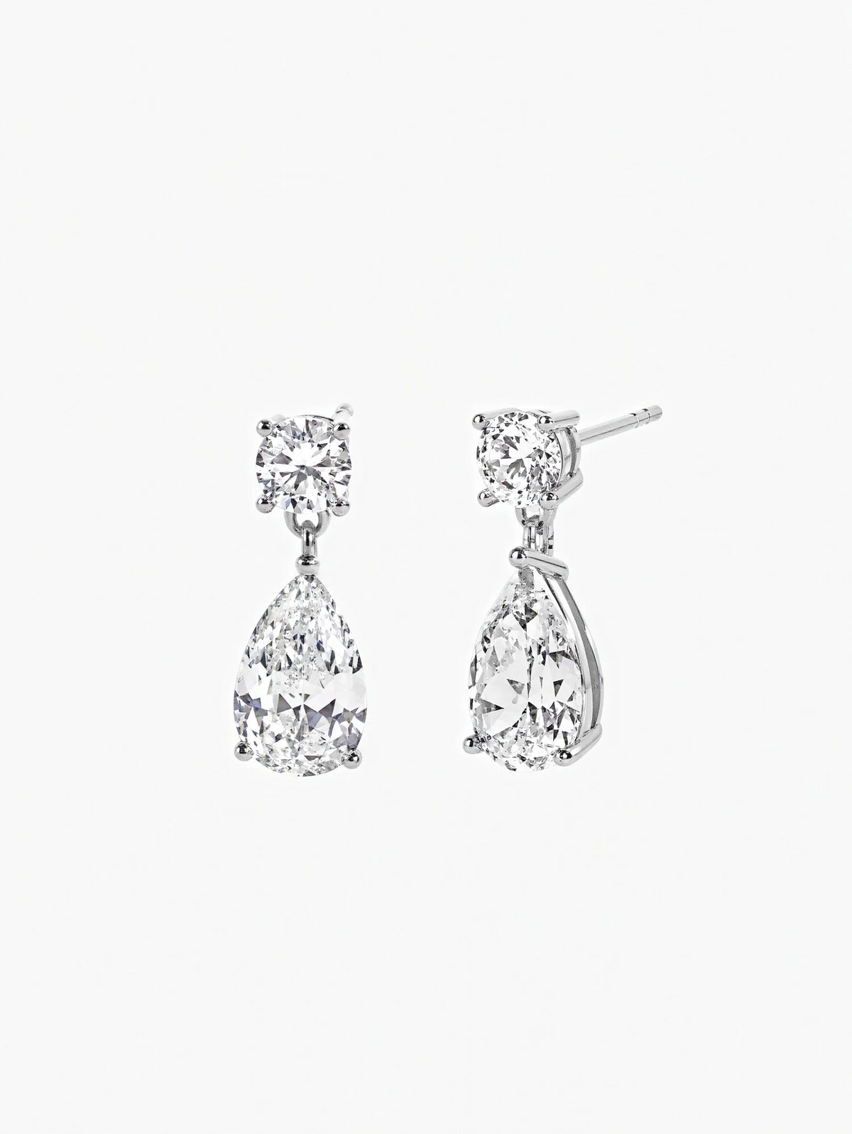 Lola Moissanite Drop Earrings