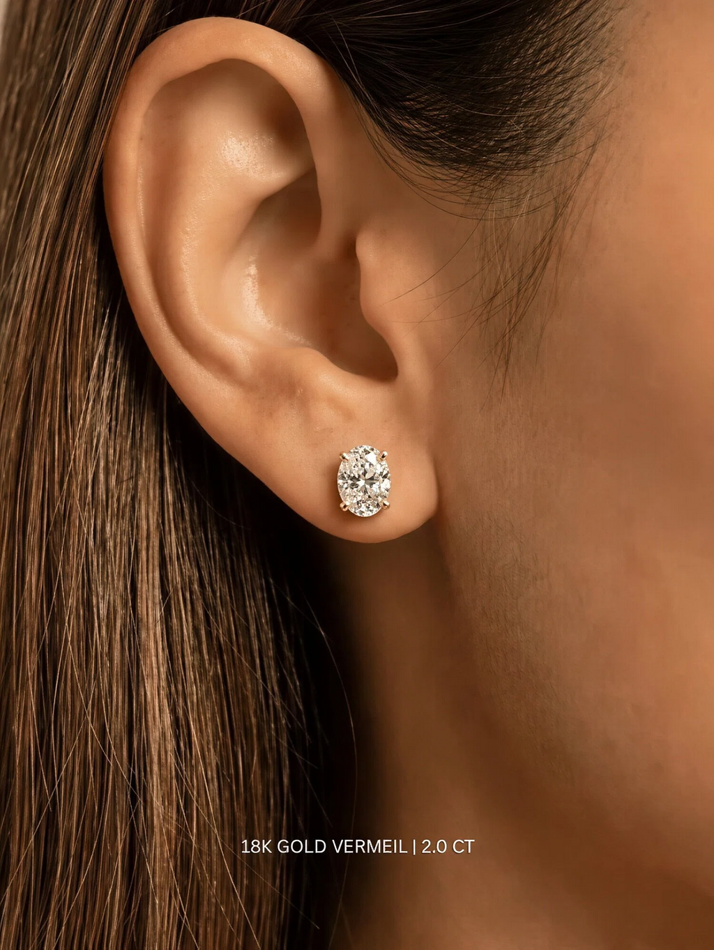 Avé Moissanite Studs