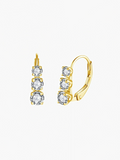 Bria Moissanite Hoops
