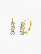 Bria Moissanite Hoops