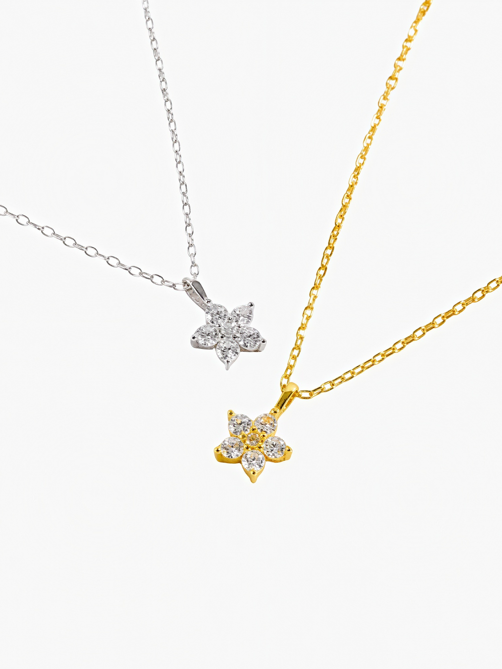 Snow Petal Necklace