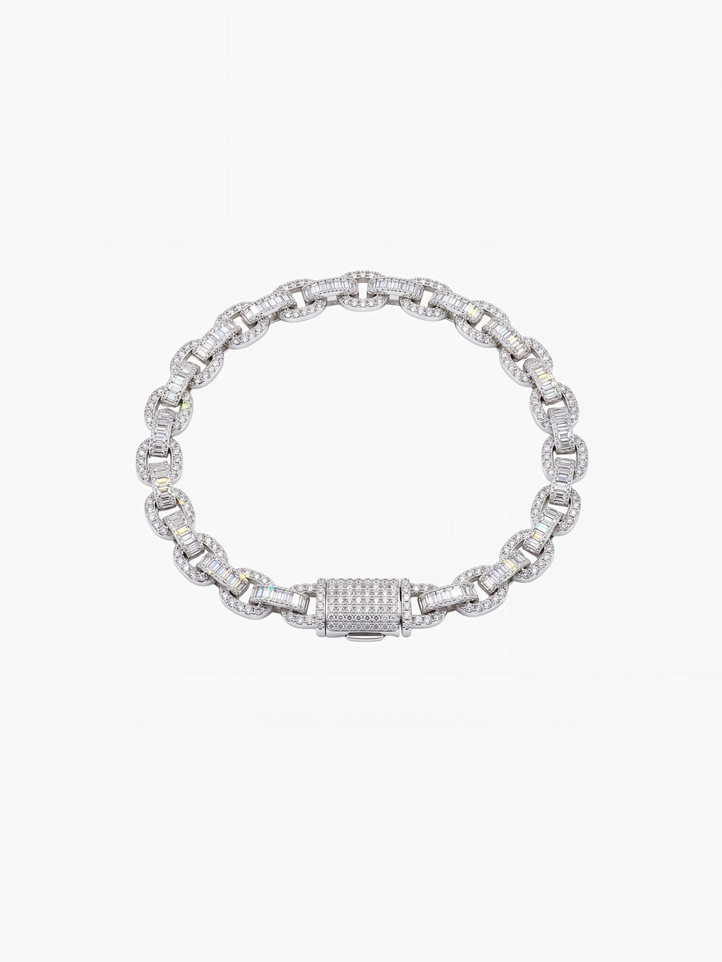 Link Moissanite Bracelet