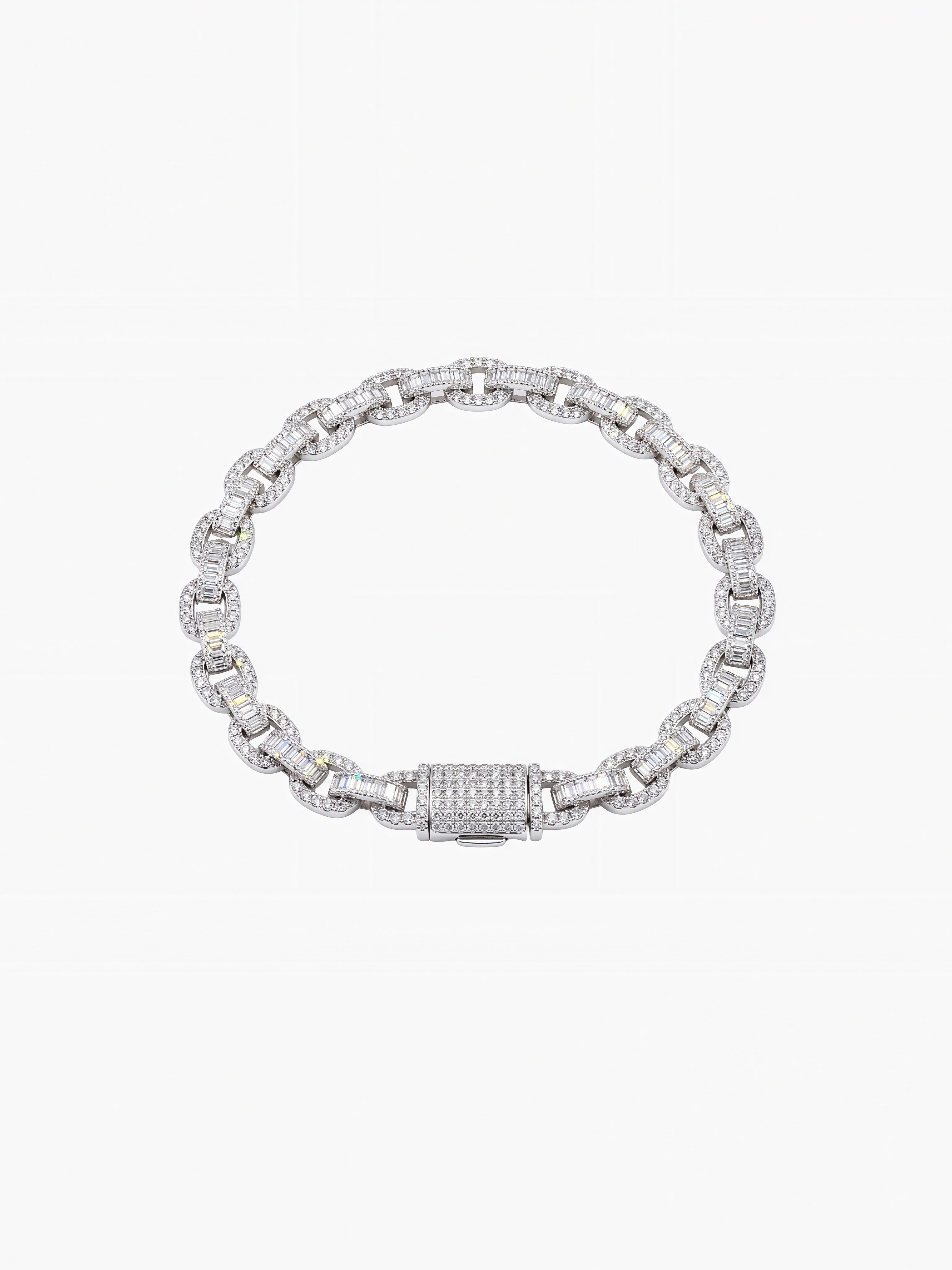 Link Moissanite Bracelet