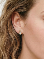 Arlette Moissanite Studs