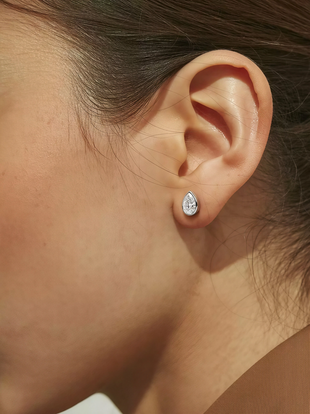 Zélia Moissanite Studs