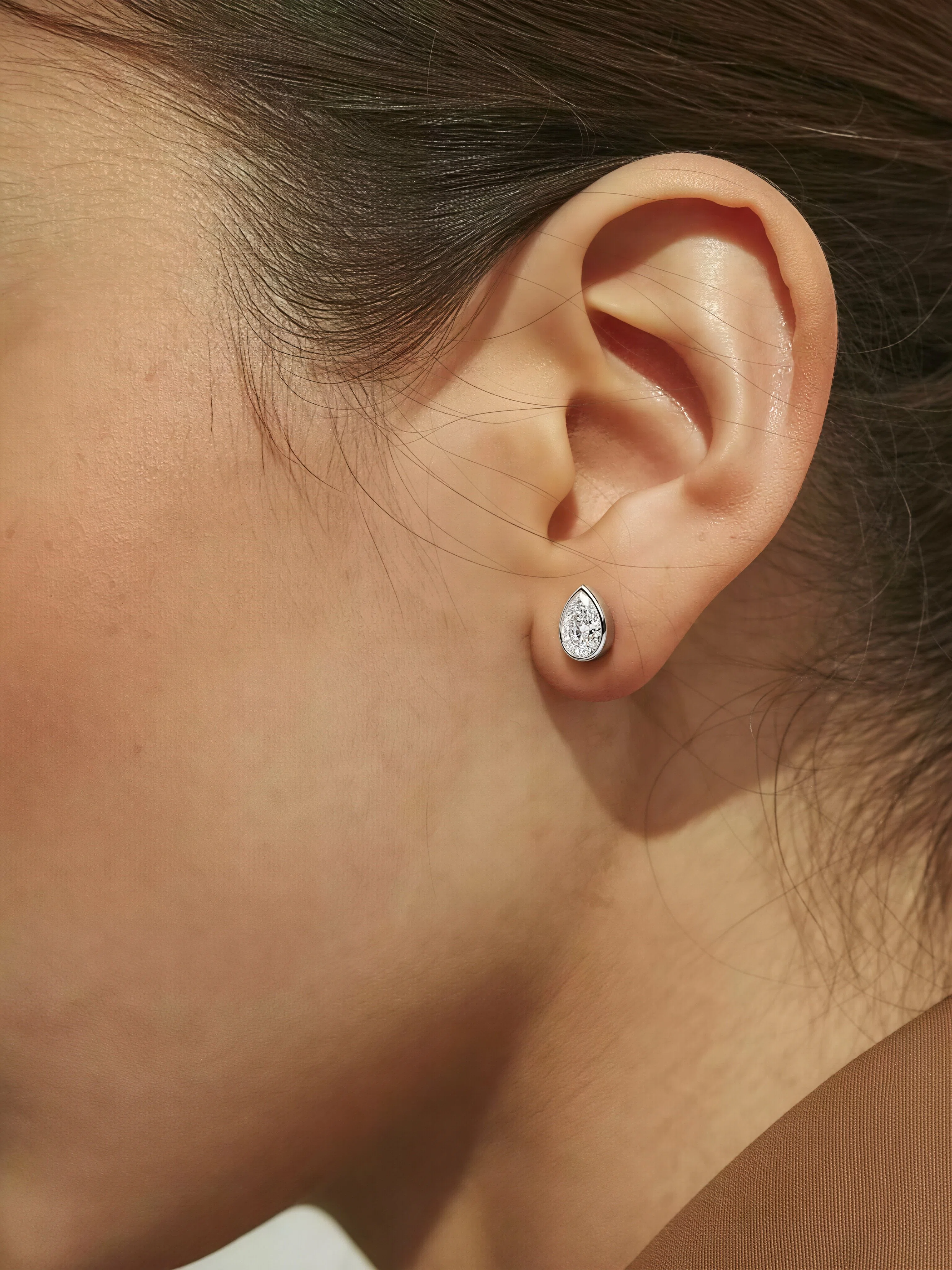 Zélia Moissanite Studs