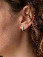 Leni Moissanite Hoops