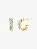 Alina Moissanite Hoops