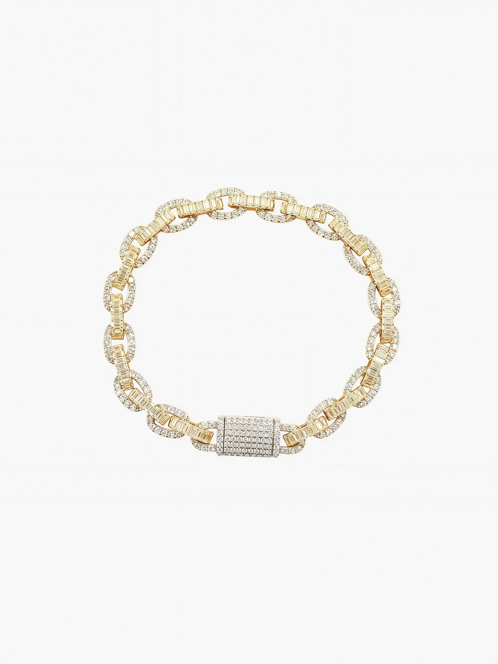 Link Moissanite Bracelet