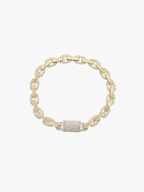 Link Moissanite Bracelet
