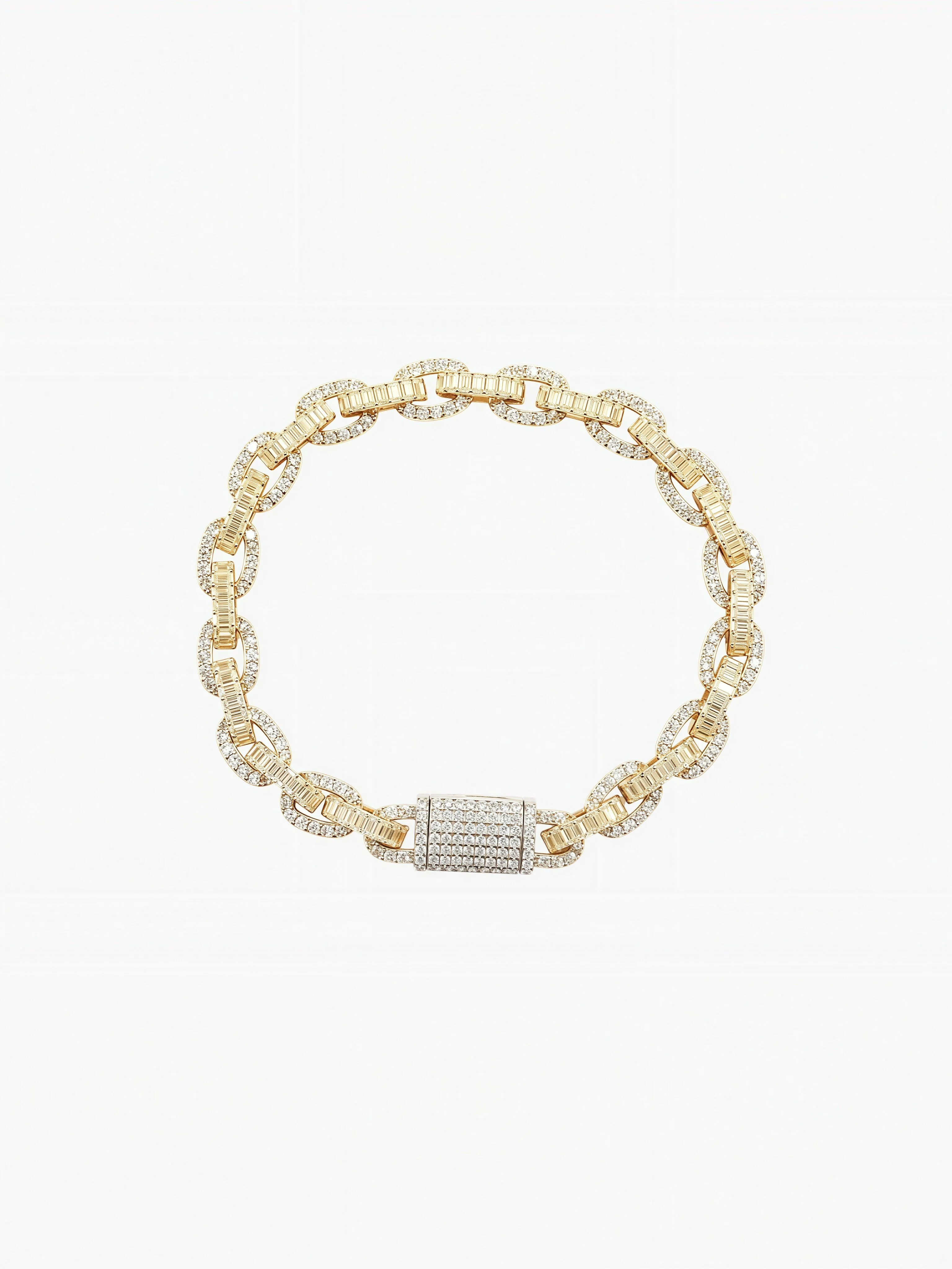 Link Moissanite Bracelet
