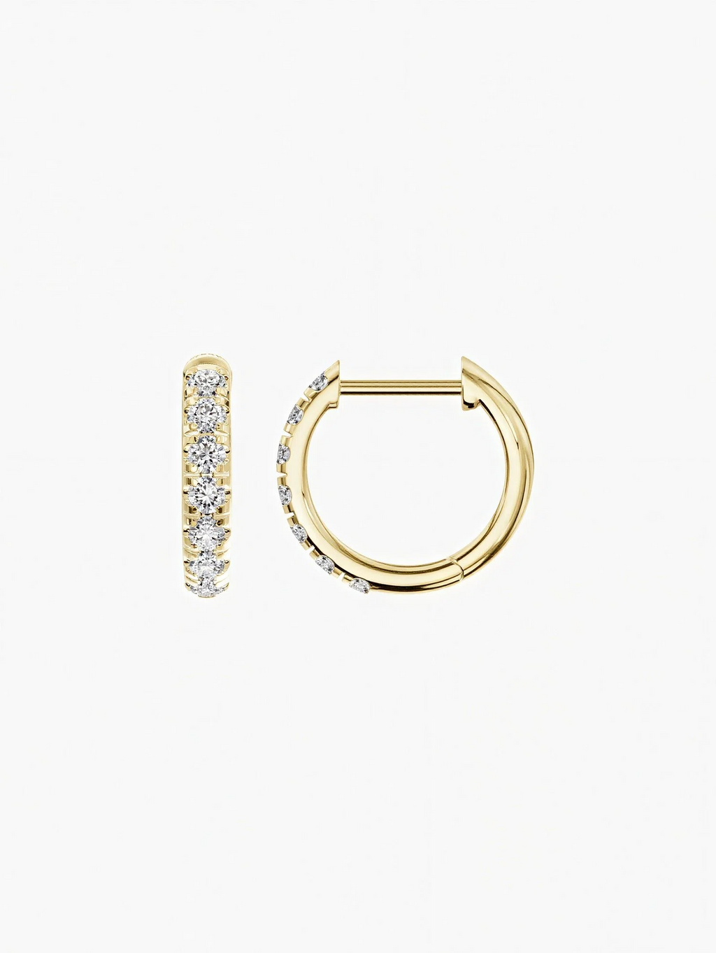 Leni Moissanite Hoops