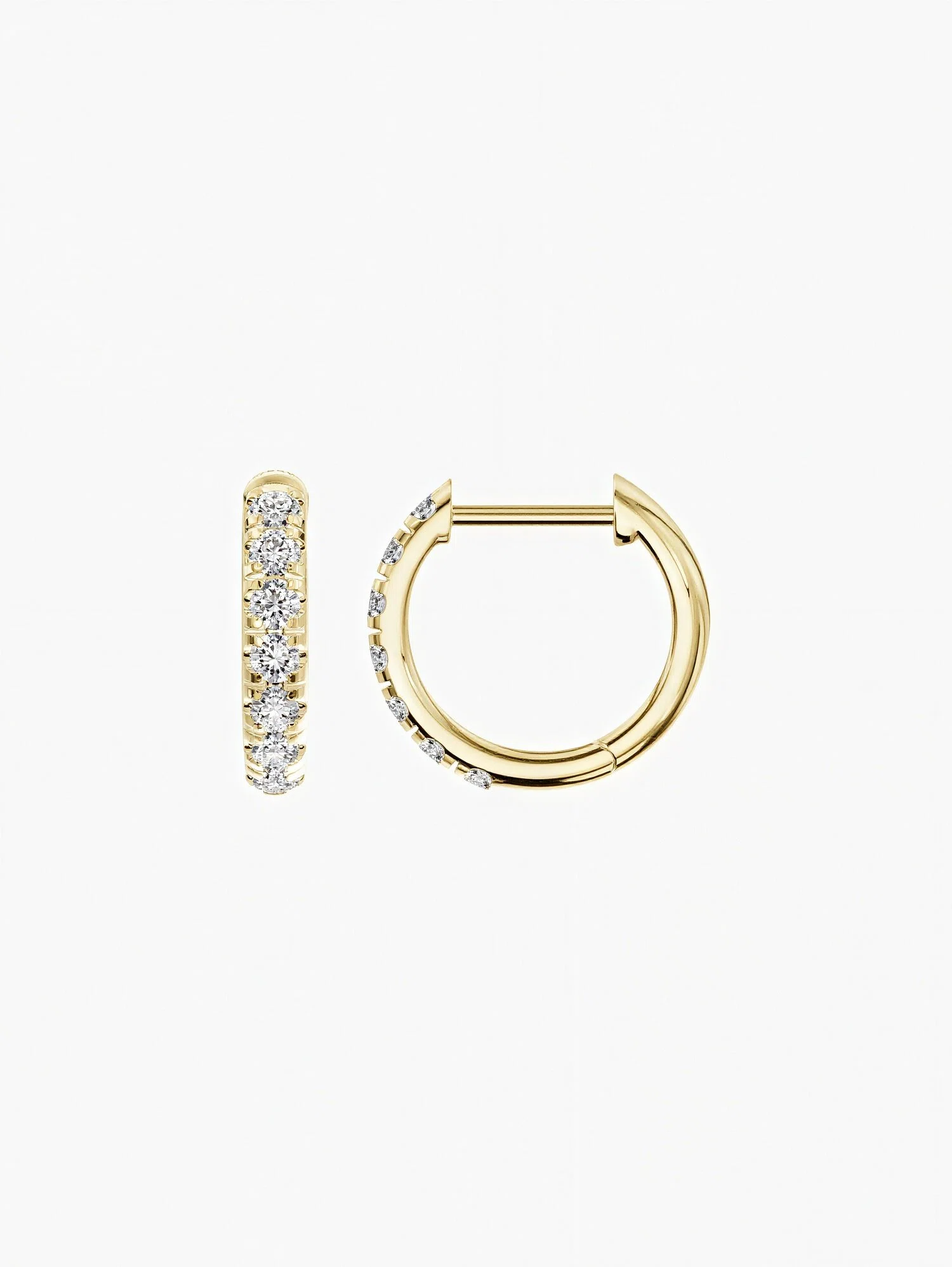 Leni Moissanite Hoops