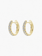 Leni Moissanite Hoops