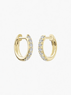 Leni Moissanite Hoops