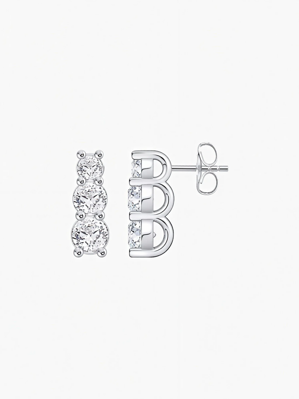 Arlette Moissanite Studs