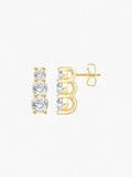 Arlette Moissanite Studs