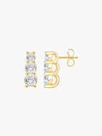 Arlette Moissanite Studs