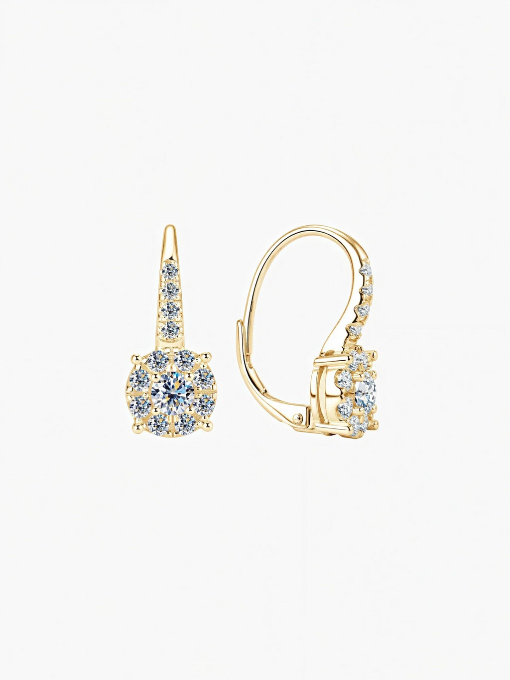 Daphné Moissanite Hoops