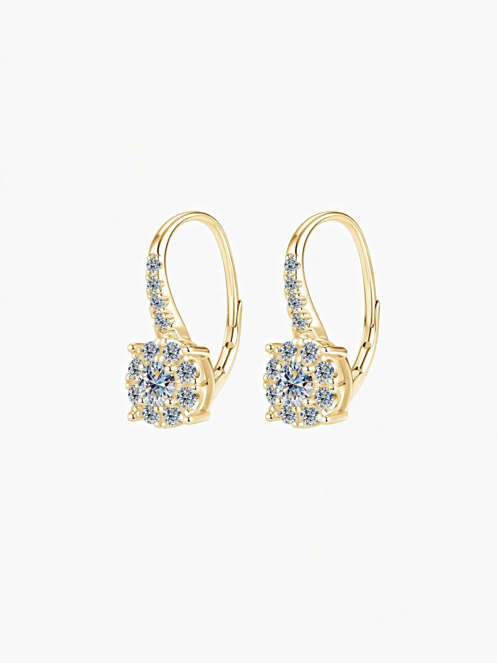Daphné Moissanite Hoops