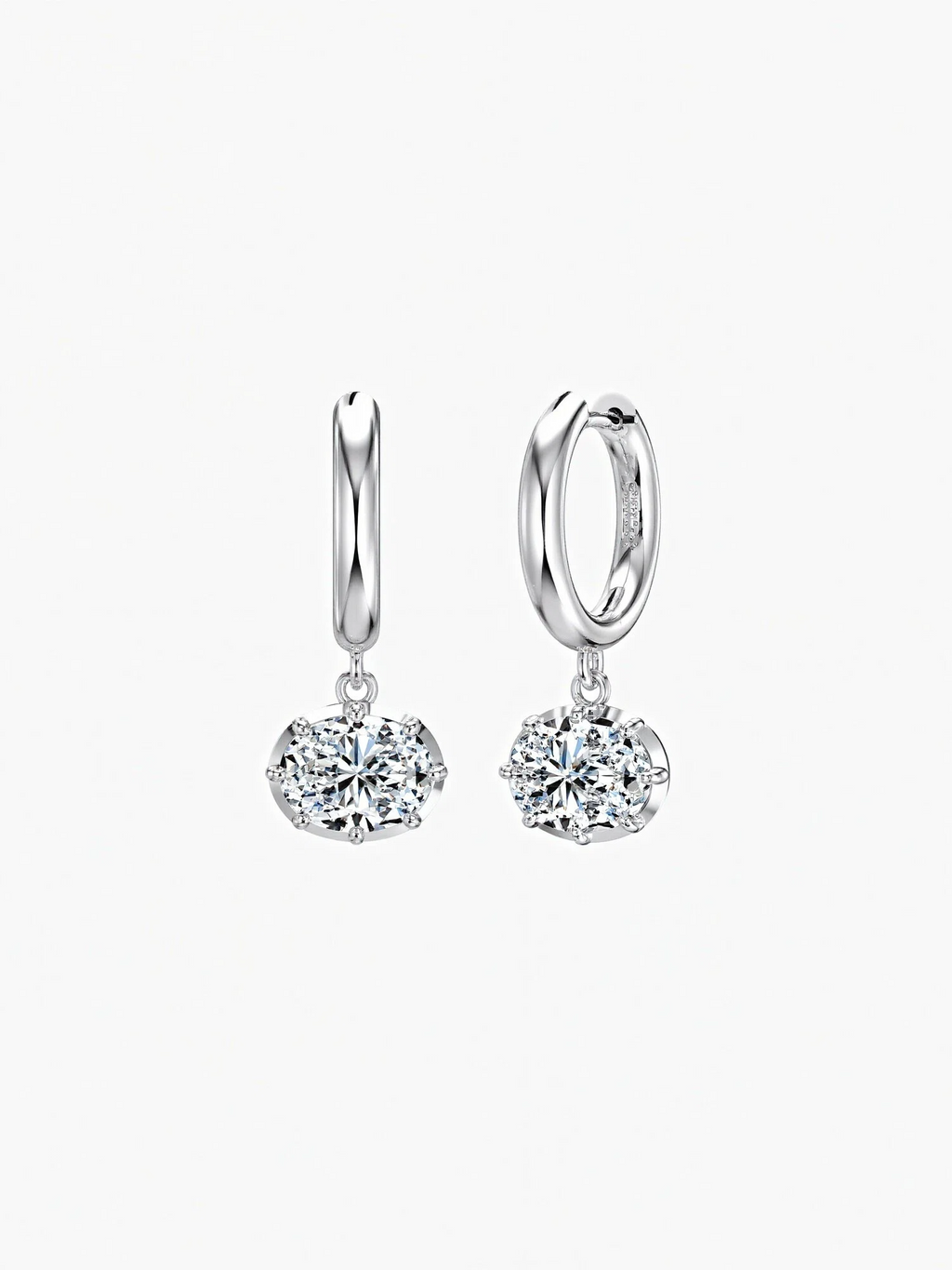 Hailey Moissanite Earrings