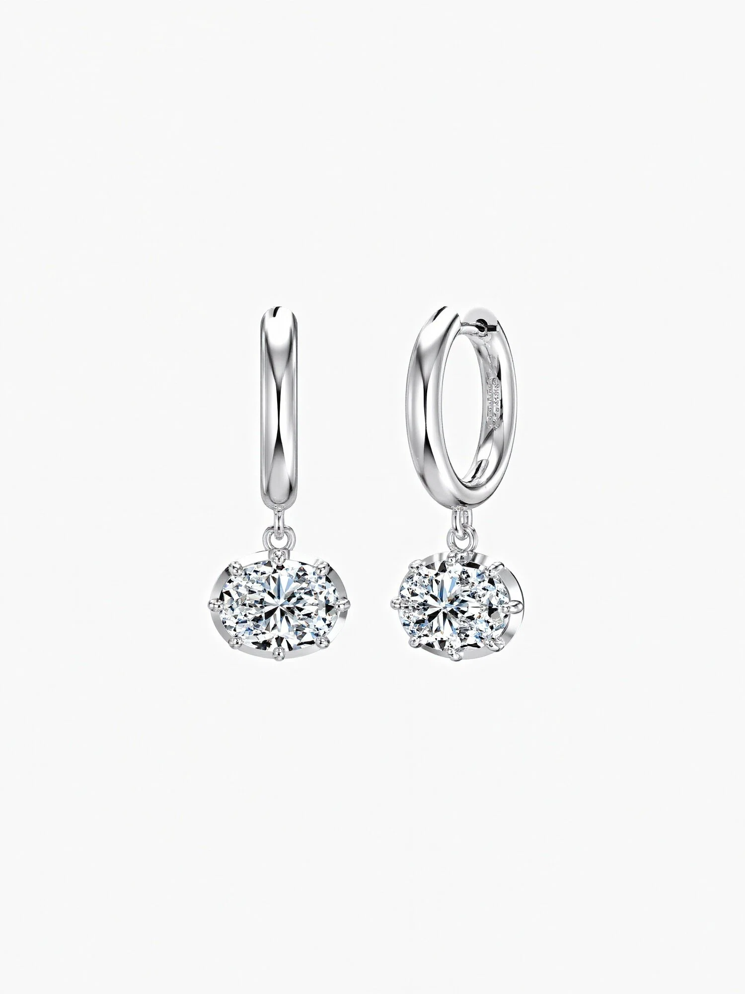 Hailey Moissanite Earrings