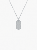 Tag Moissanite Necklace