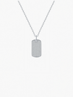 Tag Moissanite Necklace