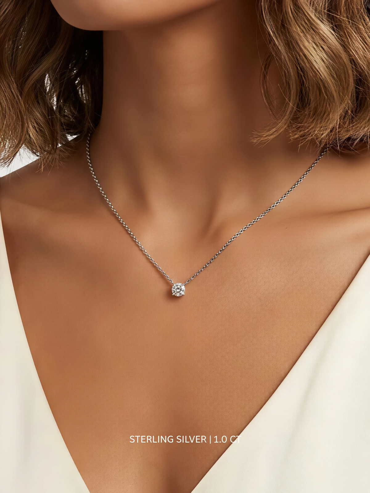Amara Moissanite Necklace