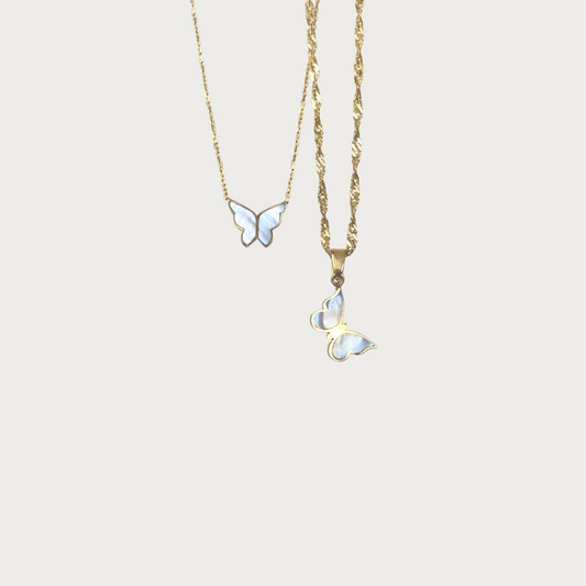 Ivory Butterfly Necklace