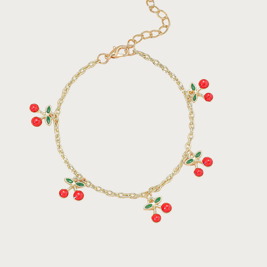 Cherry on Top Anklet