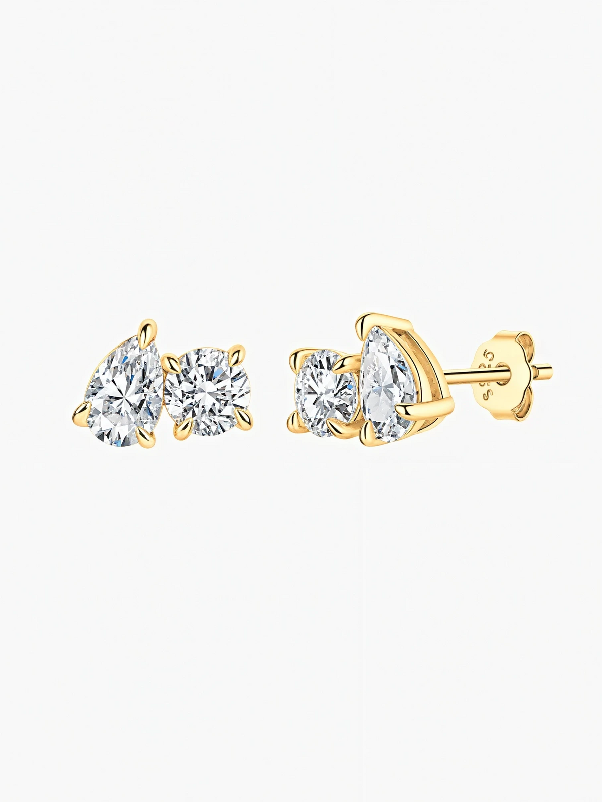 Noé Toi Et Moi Moissanite Studs