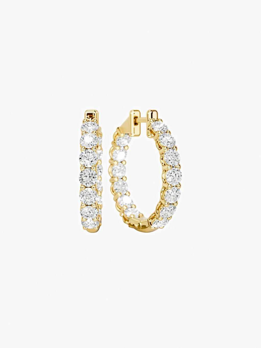 Avielle Moissanite Hoops