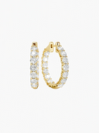 Avielle Moissanite Hoops