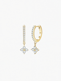 Miss Fortune Moissanite Pavé Earrings