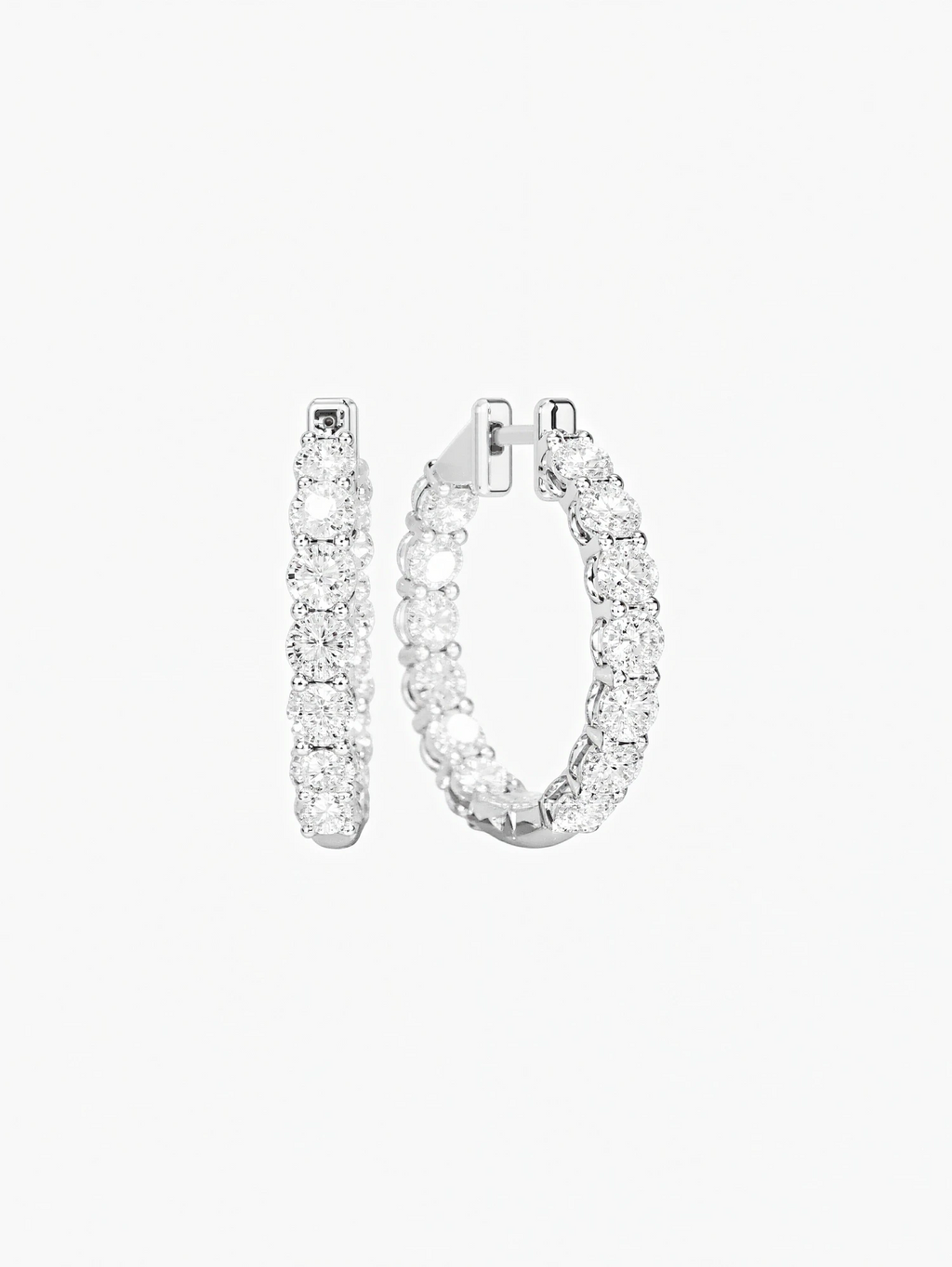 Avielle Moissanite Hoops
