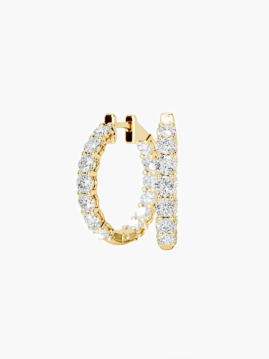 Avielle Moissanite Hoops