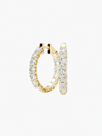 Avielle Moissanite Hoops