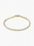 Scarlet Moissanite Tennis Bracelet