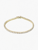 Scarlet Moissanite Tennis Bracelet